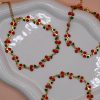 Experience the most viral moment of the summer with the Cherries Gold Steel Viral Anklet. Crafted from 18K gold-plated stainless steel, it features an elongated steel chain and juicy cherry charm elements.