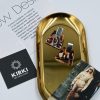 Boho chic handmade resin earrings with a tortoiseshell effect, combining geometric form with earthy elegance. A bold yet refined design for confident, modern women by kirki creations